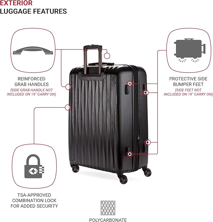 SwissGear 7272 Energie Expandable Hardside Luggage - Image 3