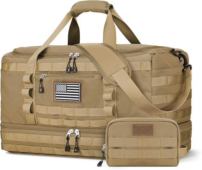 ETRONIK Travel Bag for Men Women, Gym Bag & Tactical Duffle Bags for Travel by ETRONIK