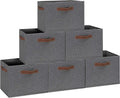 GhvyenntteS Large Fabric Storage Bins 6 Pack, Foldable Closet Storage Bins by GhvyenntteS