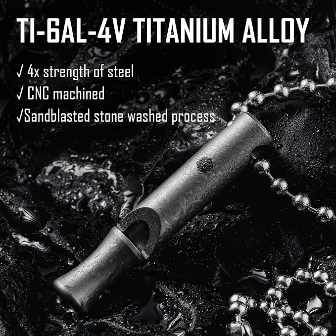 KeyUnity Titanium Emergency Whistle - Image 8