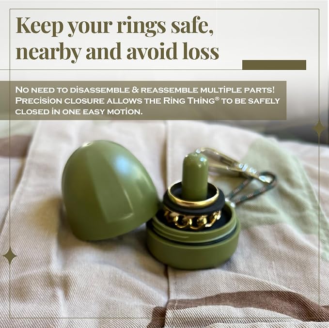 RING THING - Ring Holder Keychain, Jewelry Organizer and Storage, Portable - Image 8