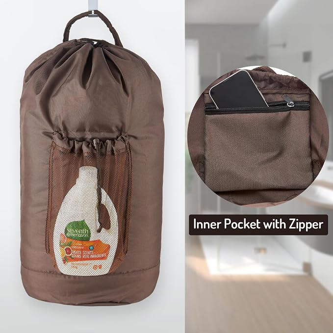Large Laundry Backpack Bag - Image 4