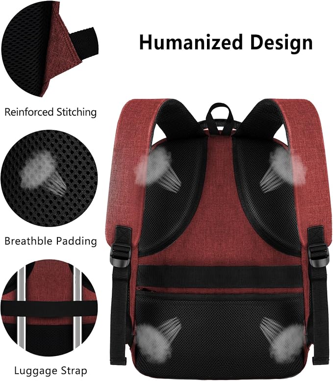 Backpack for Women Men, Travel School Backpacks for Teen Boys, Bookbag - Image 8