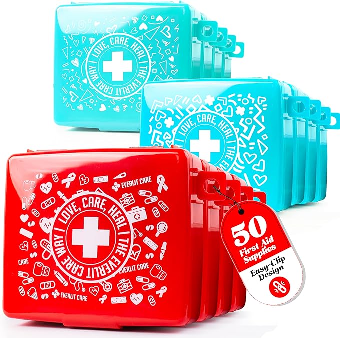 EVERLIT Pocket-Aid Mini First Aid Kit | Compact, Portable Hard-Shell Cases of by Unknown