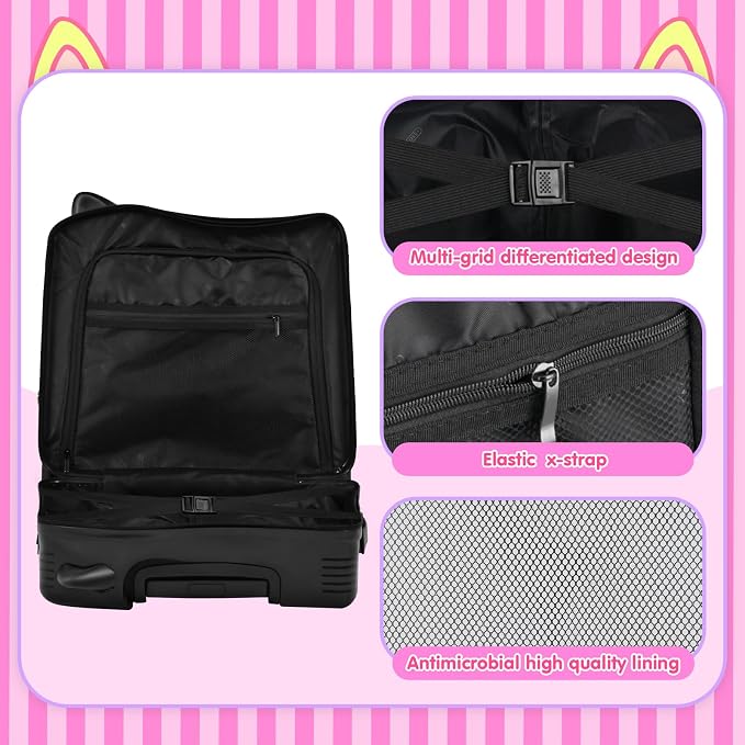 smilesun 20" Ride-On Travel Suitcase - Image 7
