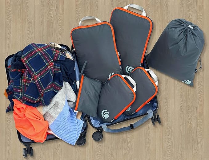 Cipway Compression Packing Cubes Set, Ultralight Expandable Travel Packing - Image 7