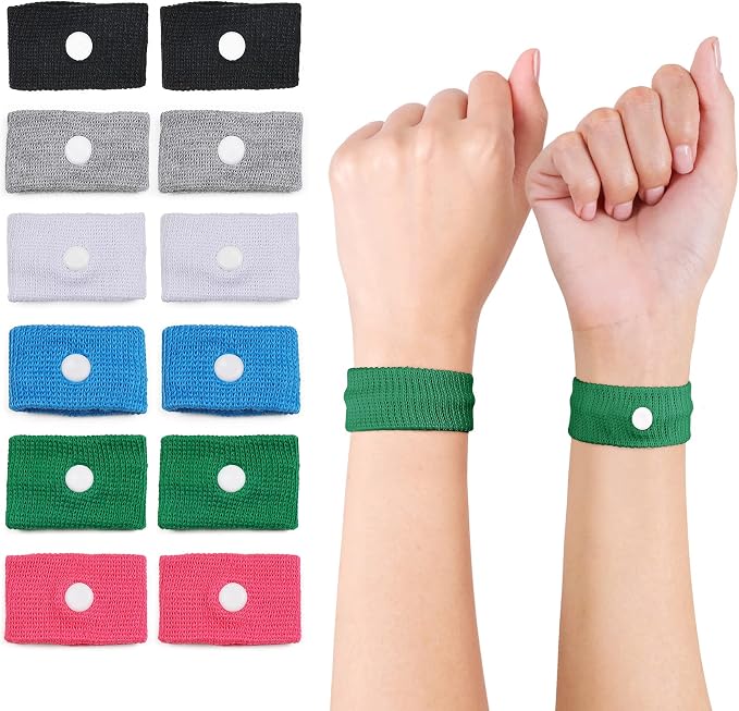 Motion Sickness Wristband, Anti-Nausea Acupressure Wrist Band by Cozyhealth