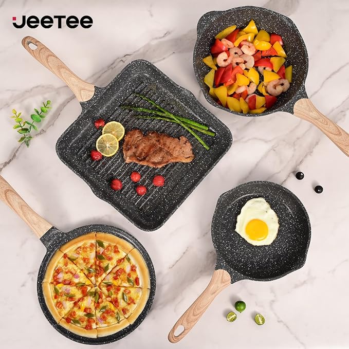 JEETEE Pots and Pans Set Non Stick 23pcs, Healthy Kitchen Cookware Sets - Image 8