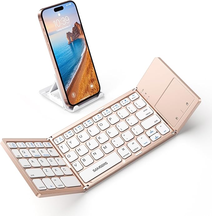 Samsers Foldable Bluetooth Keyboard by HOME