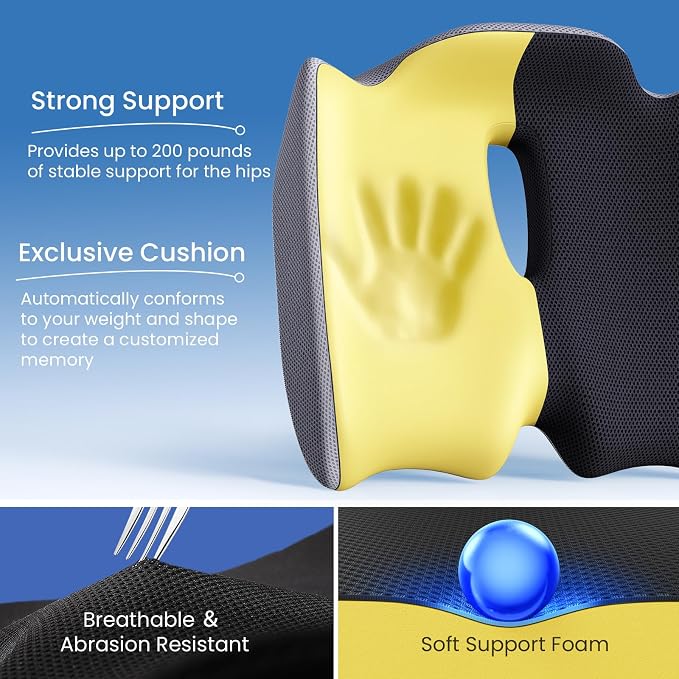 Benazcap Pressure Relief Seat Cushion - Image 5