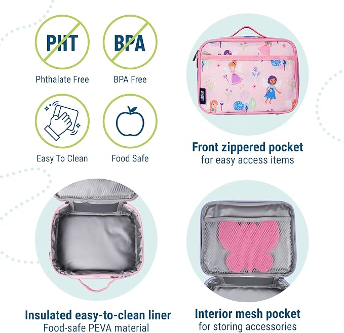 Wildkin Kids Insulated Lunch Box – Durable and Reusable - Image 4