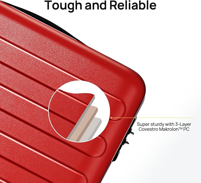 Carry on Luggage 22 X 14 X 9 Airline Approved, 20 Inch Luggage - Image 5