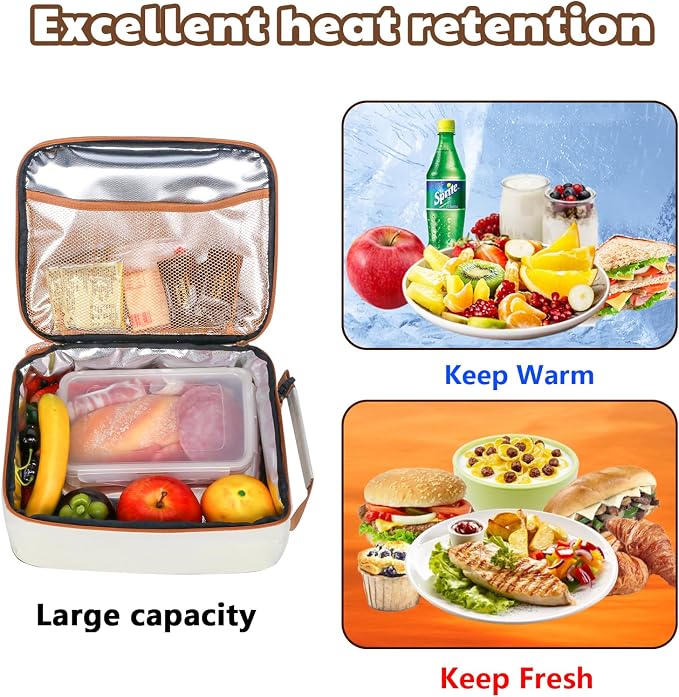 Hap Tim Insulated Lunch Bag Women, Reusable Lunch Box - Image 7