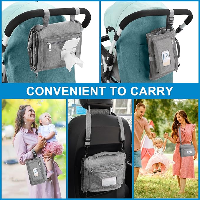 Accmor Portable Diaper Changing Pad, Waterproof Travel Baby Changing Mat - Image 5