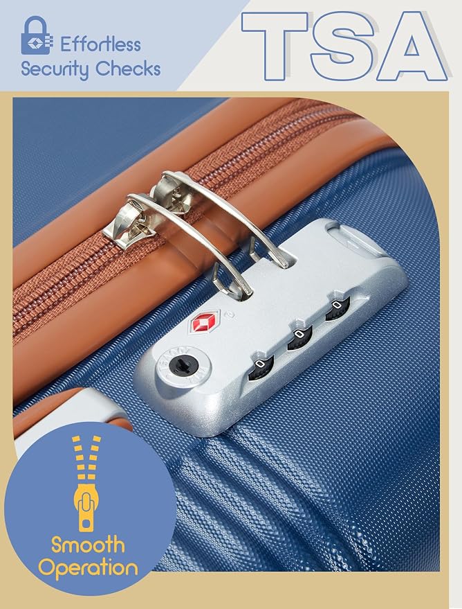 Luggage Sets 5 Piece, Suitcases - Image 4
