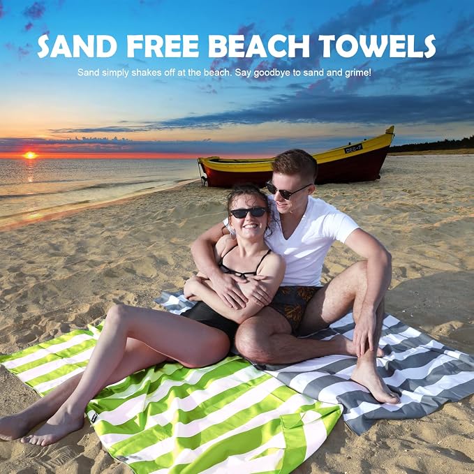 Your Choice Microfiber Quick Dry Sand-Free Beach Towel - Image 2