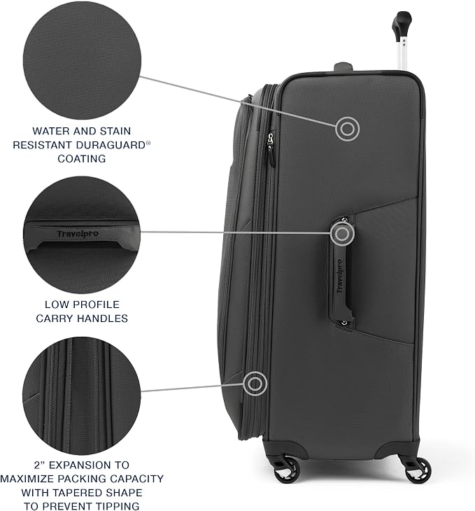 Travelpro Maxlite 5 Softside Expandable Checked Luggage - Image 3