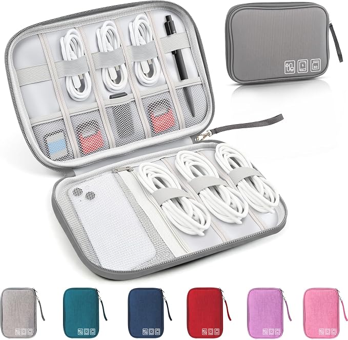 Travel Cable Organizer Bag, Electronics Organizer Tech Pouch by Unknown