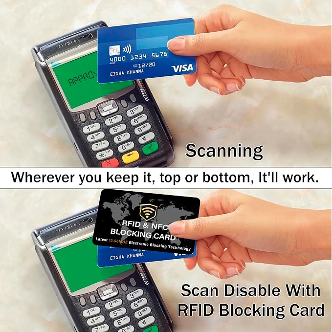 SaiTech IT 10 Pack RFID Blocking Card NFC Contactless Debit/Credit Card ATM - Image 7