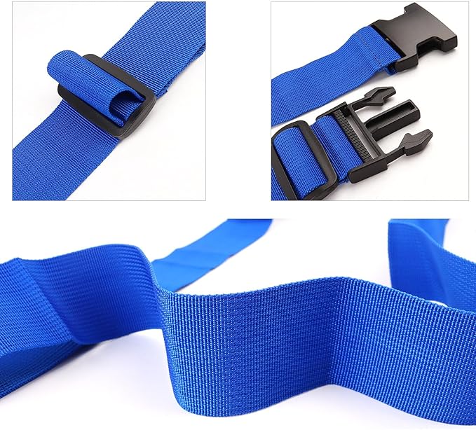 2Pcs Luggage Straps for Suitcase Travel Accessories TSA Approved, 80In Long - Image 2