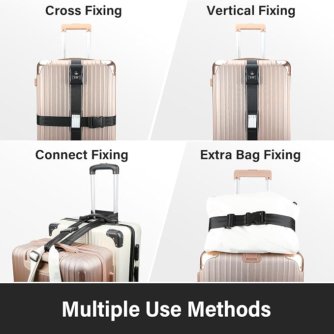 Luggage Straps, TSA Approved Luggage Strap Belt - Image 6
