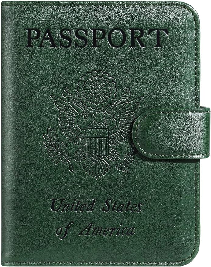 Passport Holder Cover Wallet RFID Blocking Leather Card Case Travel Accessories by PASCACOO