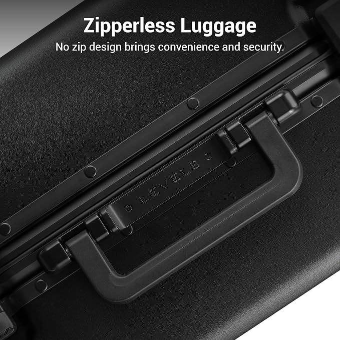 LEVEL8 Zipperless Carry On Suitcase Airline Approved - Image 7