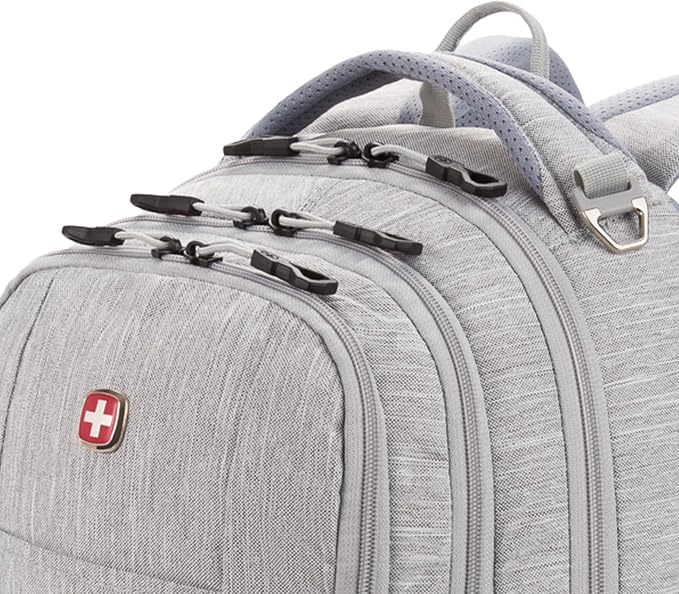 SwissGear Cecil 5505 Laptop Backpack, Light Grey - Image 7