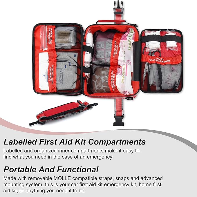 Professional 500 Piece Emergency First Aid Kit - Image 4