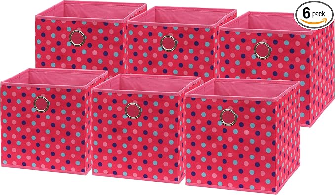 SIMPLE HOUSEWARE 10-Inch Collapsible Fabric Cube Storage Bin by SimpleHouseware