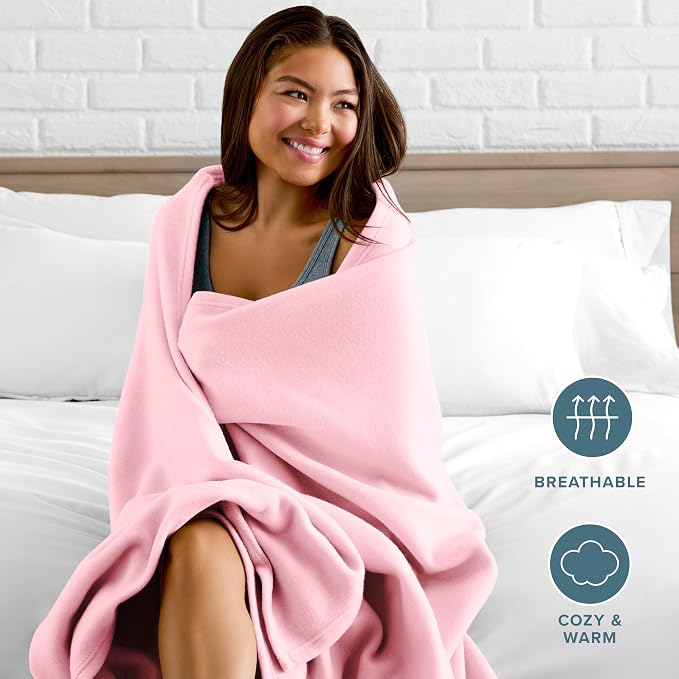 Bare Home Polar Fleece Blanket - Image 3