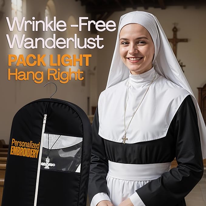 Personalized Garment bag for Hanging Clothes - Image 6
