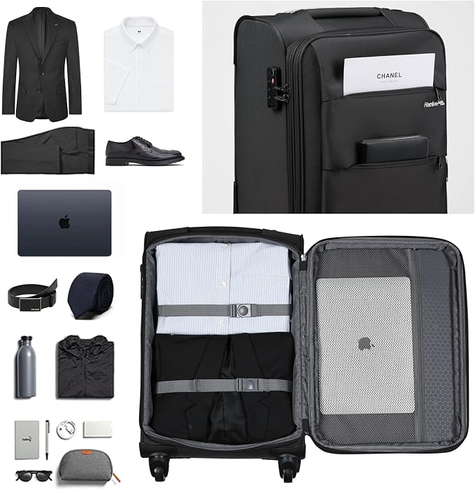 Hanke 20/28 Inch 2 Piece Luggage Sets - Image 7