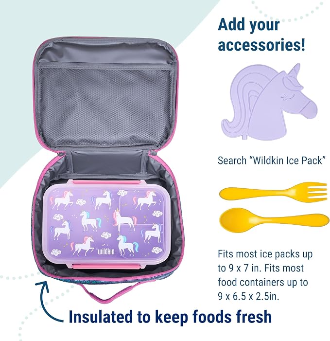 Wildkin Kids Insulated Lunch Box – Durable and Reusable - Image 5
