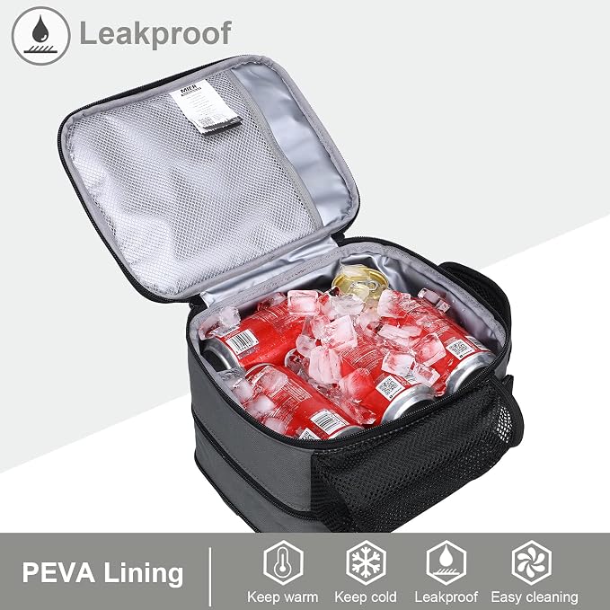 MIER Expandable Lunch Bag Insulated Lunch Box - Image 5