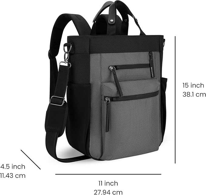 Sherpani Soleil, Anti Theft Convertible Backpack, 3 in 1 Tote Bag, Cross Body - Image 3
