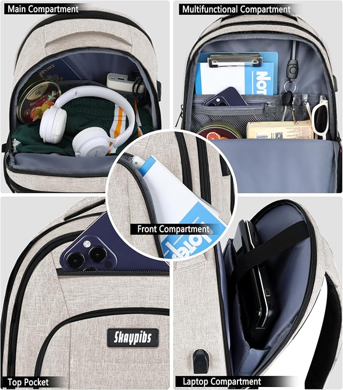 Travel Laptop Backpack for Women, School Backpack - Image 4