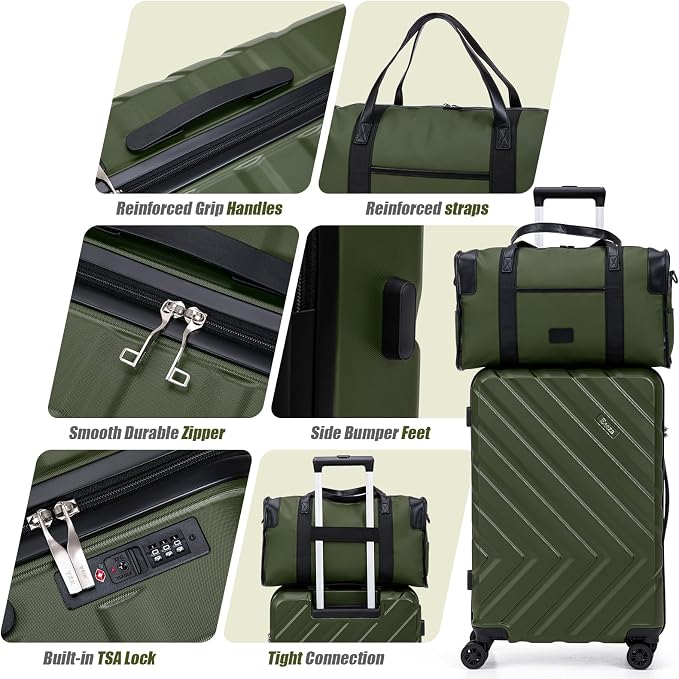 Luggage Sets 3 Piece, Suitcases - Image 3