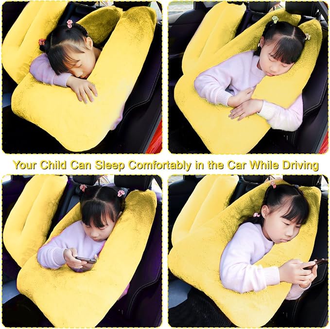 Travel Pillow, Travel Pillow for Kids, Sleeper Hold Pillow Travel, Removable - Image 6
