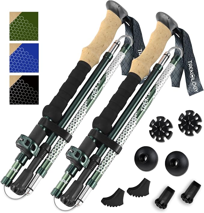 Trekology Trek-Z Collapsible Hiking & Trekking Poles by TREKOLOGY