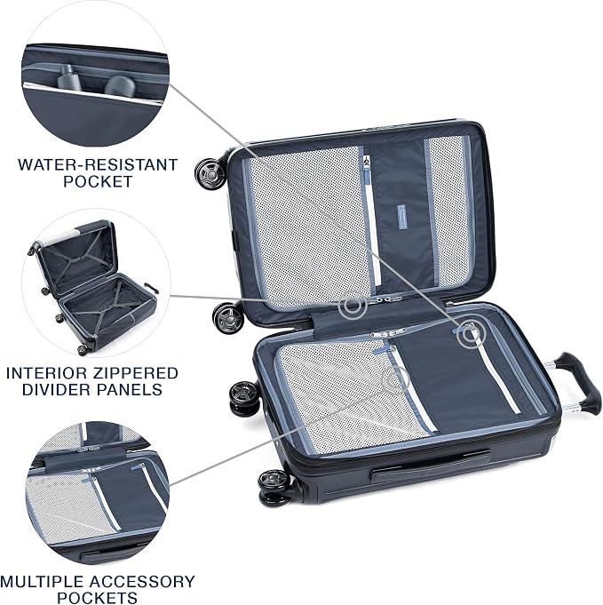 Travelpro Platinum Elite Hardside Expandable Checked Luggage, 8 Wheel Spinner - Image 6