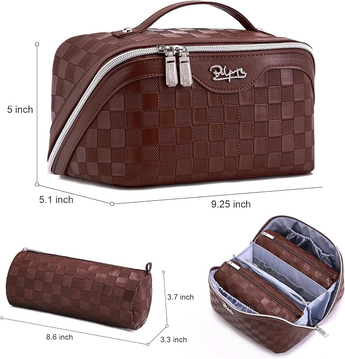 Travel Makeup Bag Organizer Cosmetic Bag: 3 Pcs Set Make up Bags - Image 8