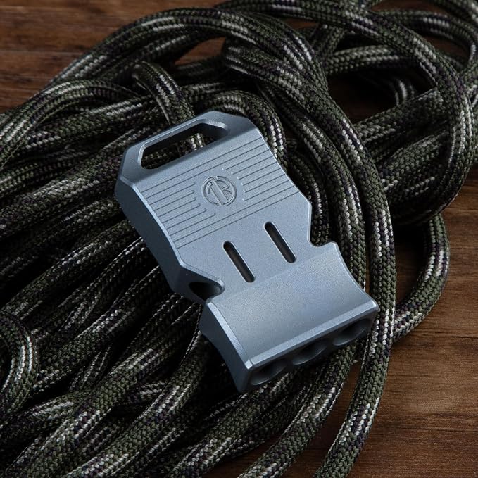 TACRAY Titanium Emergency Survival Whistle, Portable Necklace Whistle, Loud - Image 6