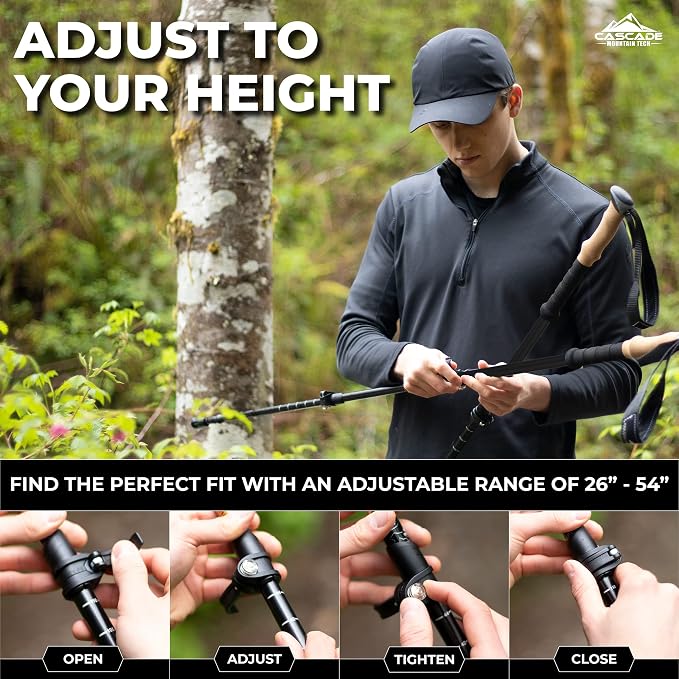 Cascade Mountain Tech Trekking Poles - Image 6