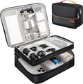 SELLYFELLY Electronics Travel Organizer, Double Layer Cable Organizer Bag by SELLYFELLY