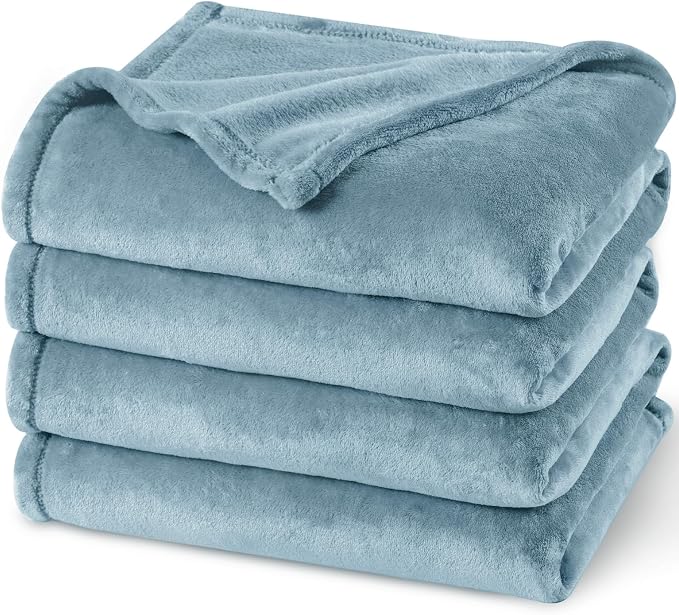 PHF Ultra Soft Fleece Blanket Twin Size, No Shed No Pilling Luxury Plush Cozy by PHF