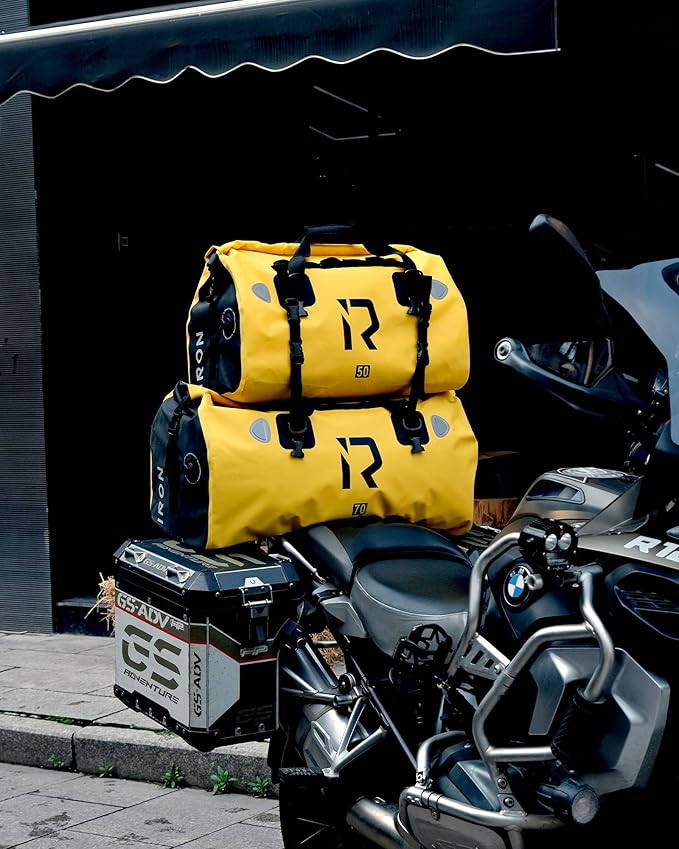 BORLENI Waterproof Motorcycle Dry Duffel Bag Luggage Tail Bag - Image 6