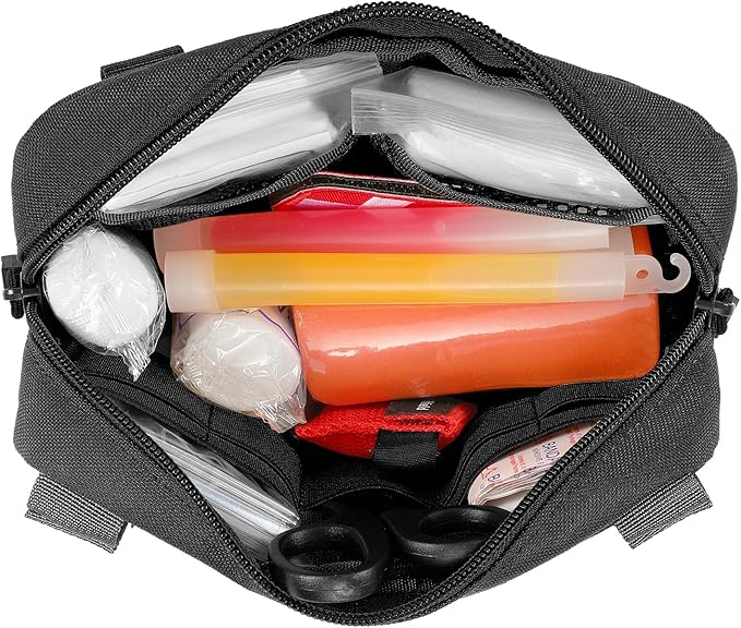 Tactical Molle Admin Pouch Utility Laser Cut EDC Tool Pouch Bag Horizontal - Image 5