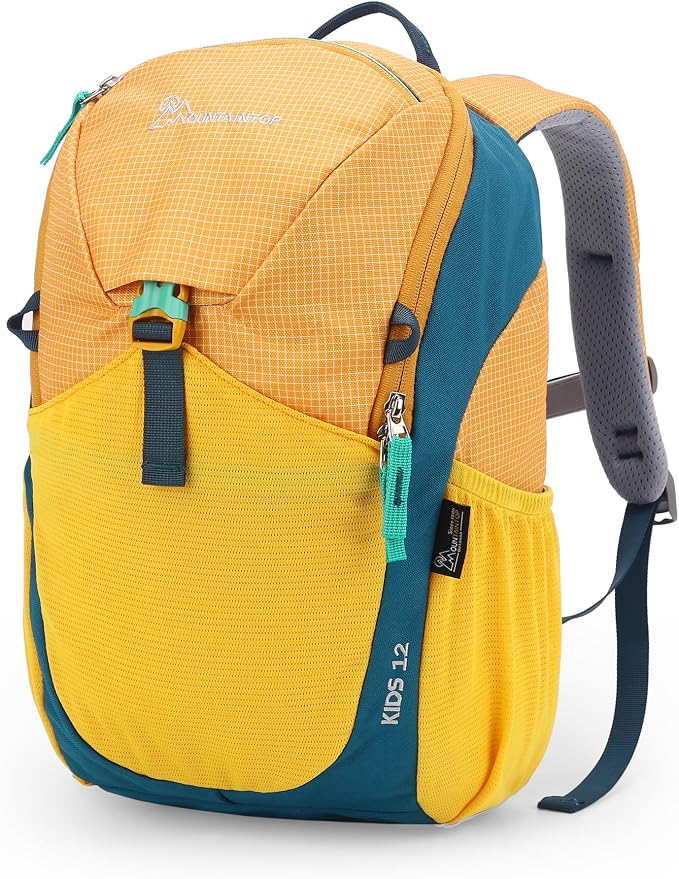 MOUNTAINTOP Kids Backpack 12L Toddler Hiking Backpack, Kindergarten Preschool by MOUNTAINTOP