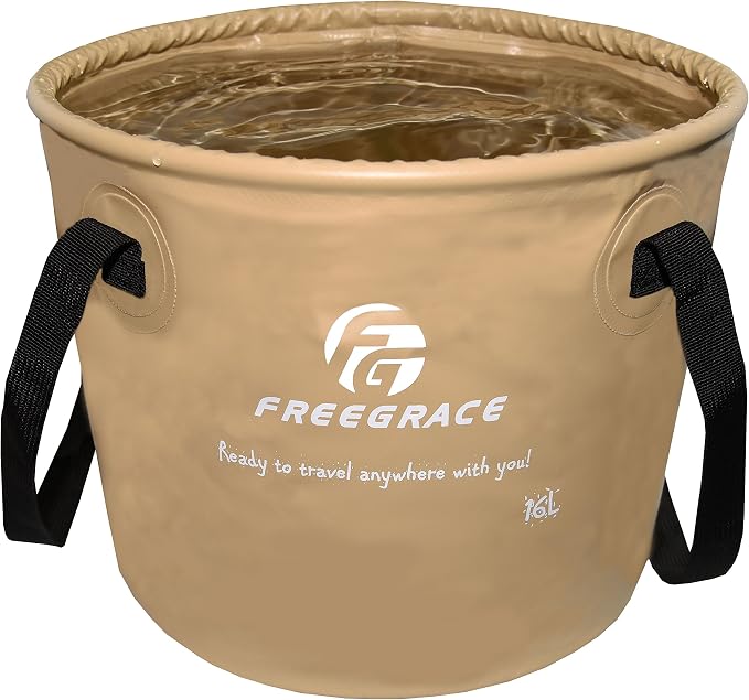 Premium Collapsible Bucket by Freegrace by Freegrace